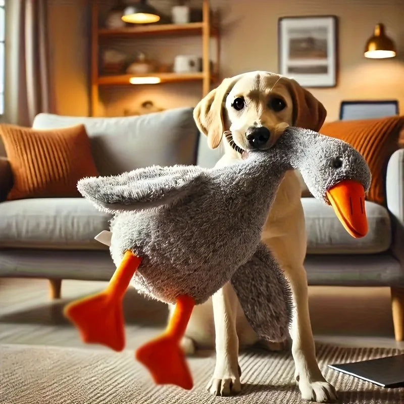 Peluche de pato para perro
