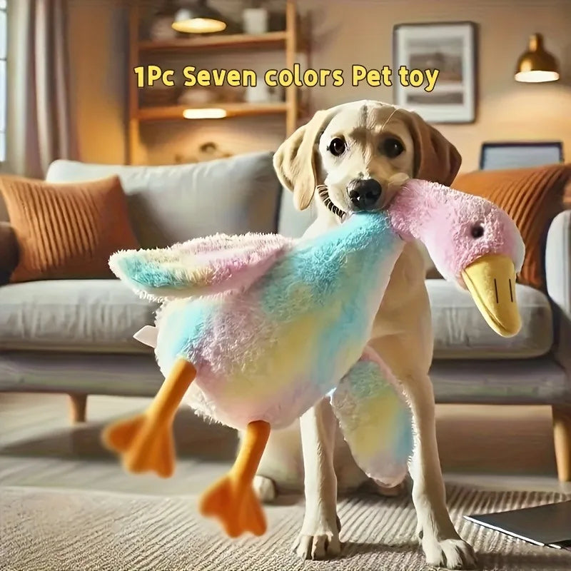 Peluche de pato para perro