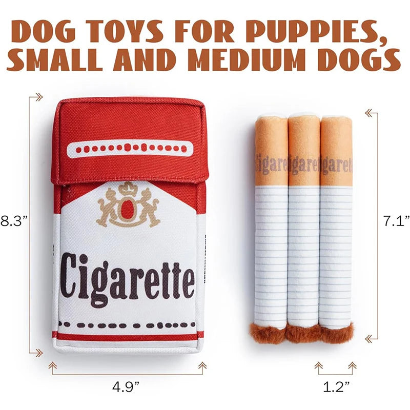 Cigarrillos de peluche para perros