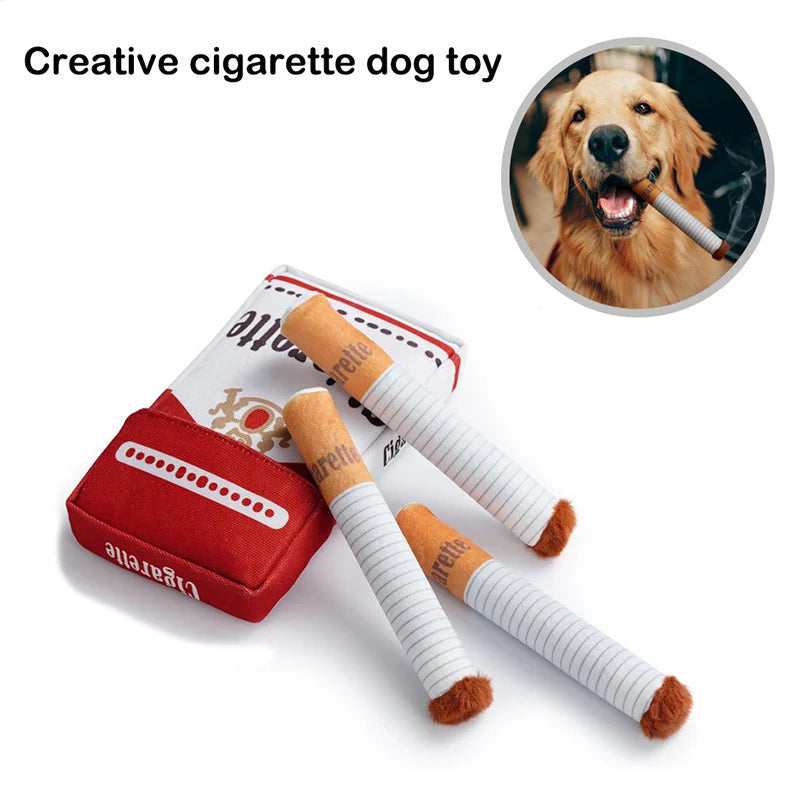 Cigarrillos de peluche para perros