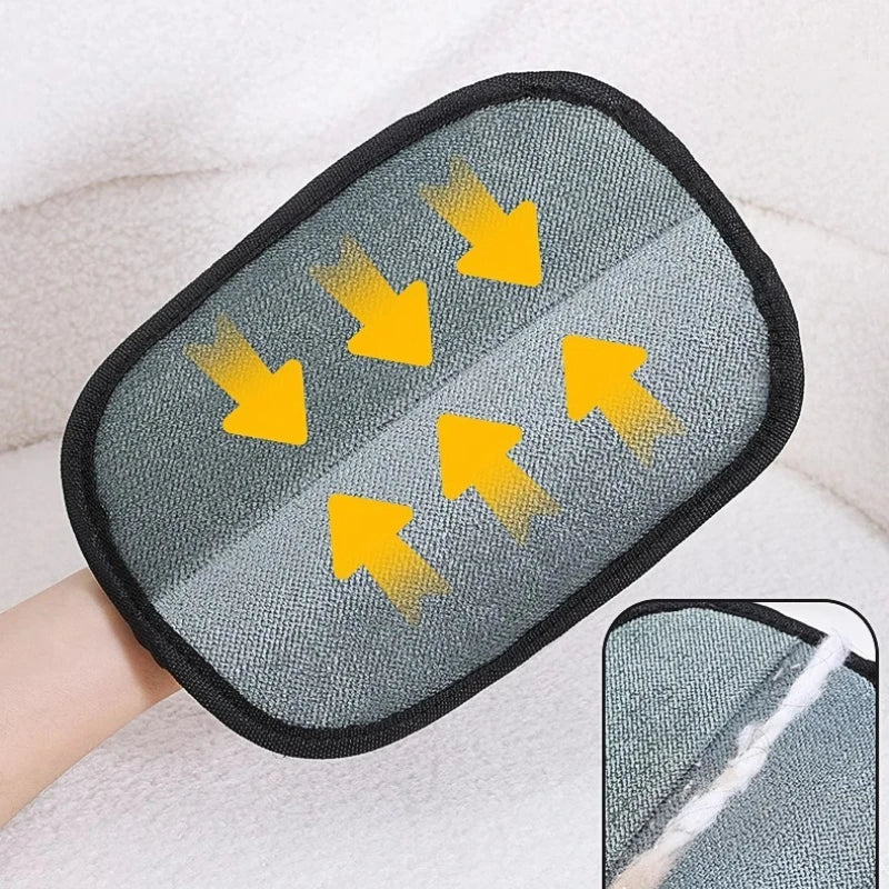 Removedor de Pelo de Mascotas, Guantes Lavables Portátiles para Quitar Pelo de Ropa