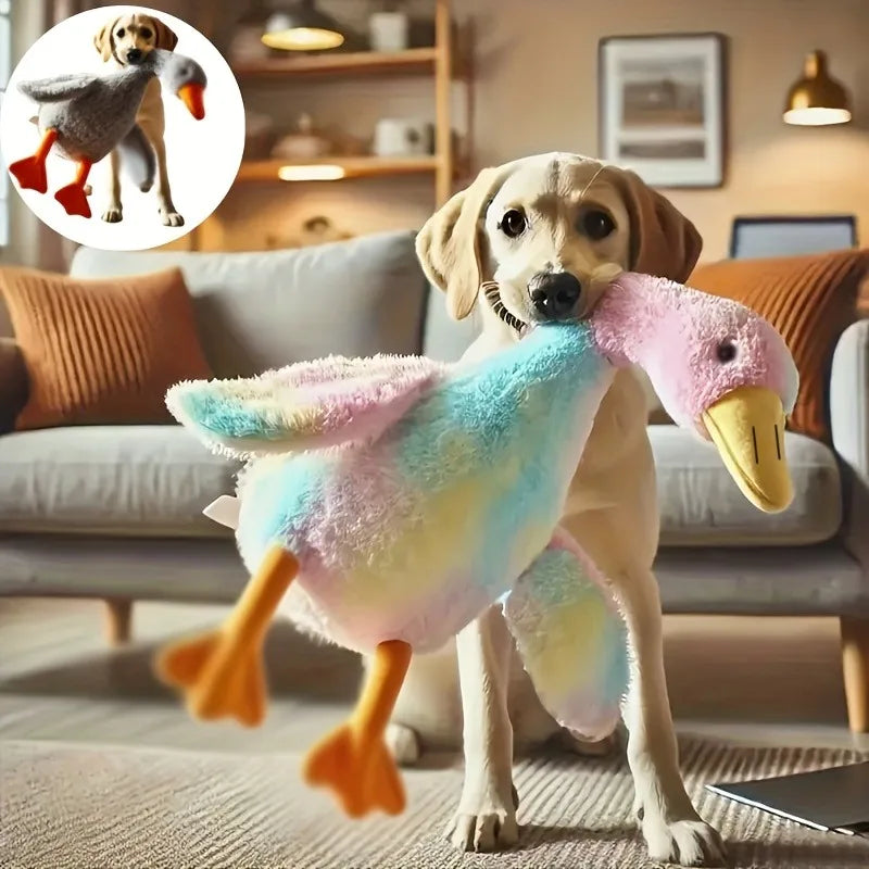 Peluche de pato para perro