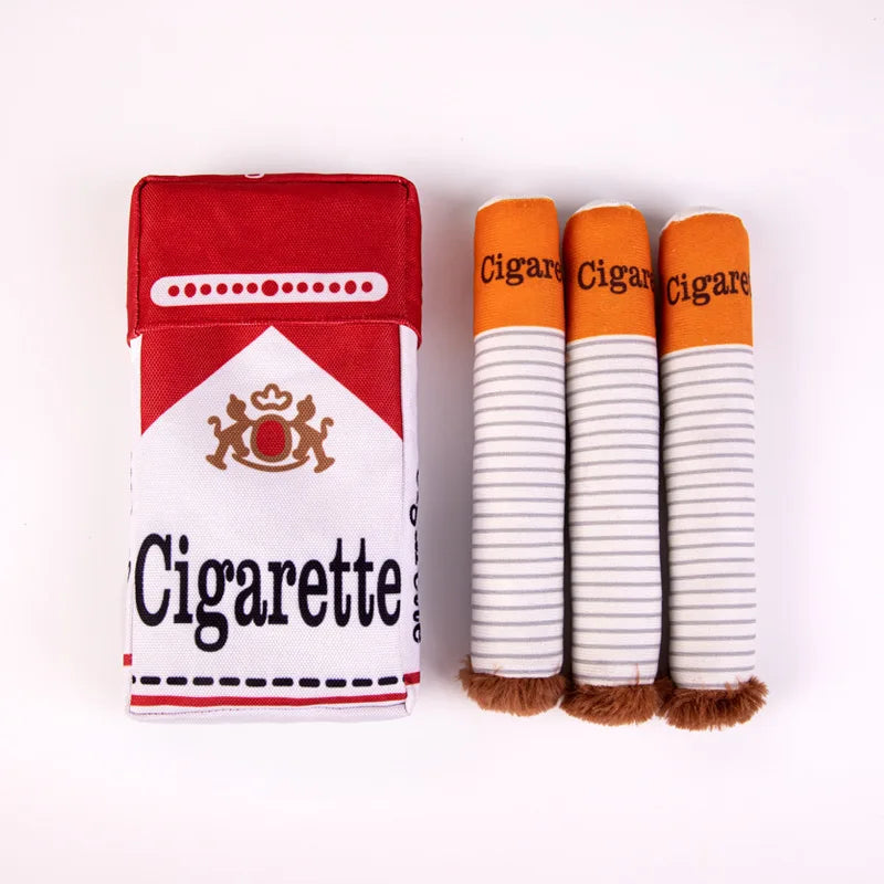 Cigarrillos de peluche para perros